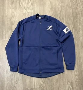 Adidas Tampa Bay Lightning Blue Full Zip Trainingsjacke Herren Medium NHL Official - Bild 1 von 7
