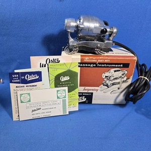 INSTRUMENTO MODALIDAD MASAJE CIENTÍFICO MODELO OSTER M-1 VINTAGE DE MANO ~ EE. UU. - Imagen 1 de 12