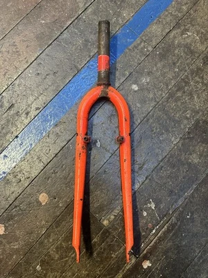 Marin Rockstar Steel Rigid MTB Forks Retro 90s Mountain Bike 26" orange 150mm - Image 1 of 4