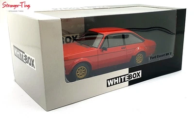 CAJA BLANCA 124223 - 1/24 FORD ESCORT MK II RS 2000 ROJO 1977 Foto 1 de 4