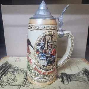 ANHEUSER BUSCH K SERIES BEER STEIN W/Lid-Limited Edition BUDWEISER-KING OF BEERS - Picture 1 of 16
