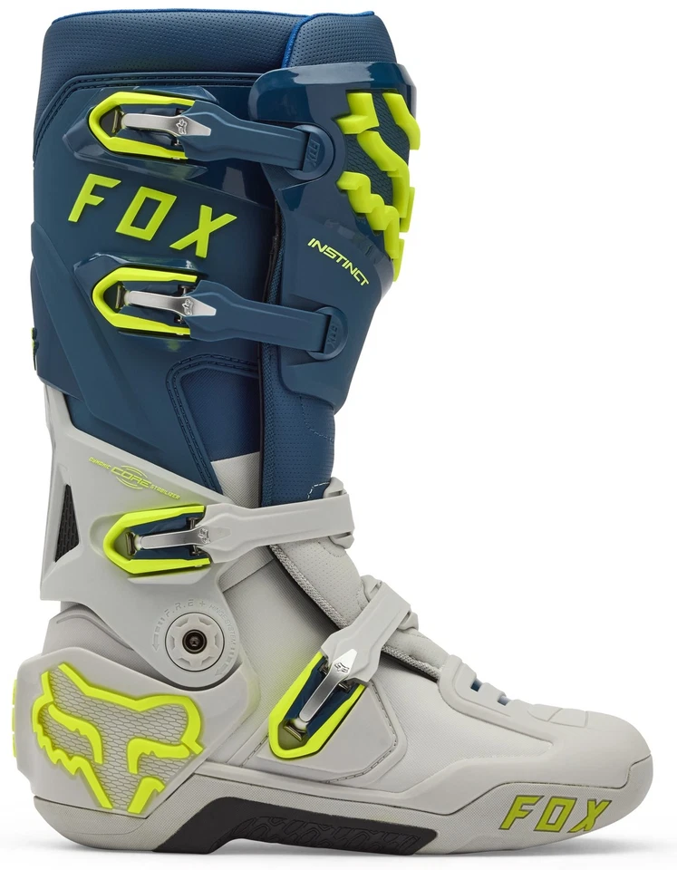 Fox Racing Insticnt Mens MX Offroad Boots Twilight Blue - Image 1 of 4