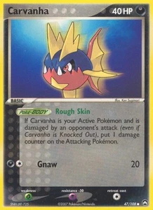 Pokemon Carvanha Power Keepers 47/108 LP - Picture 1 of 1