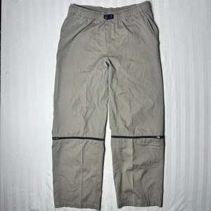 Nike Convertible Pants Mens Size Medium Khaki Hiking Fishing Vintage Vintage Y2K - Picture 1 of 16