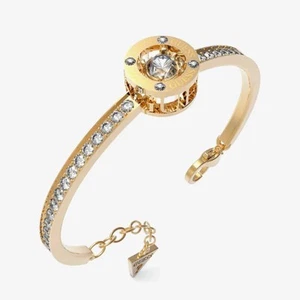 Brazalete Guess Solitario Cristal Tono Dorado UBB01460YGL - Imagen 1 de 2