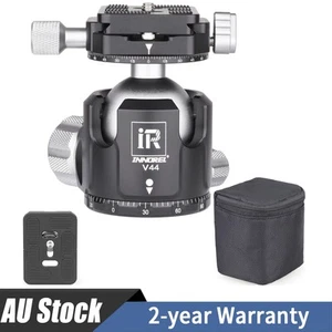V44 Upgraded Low Profile All Metal CNC Dual 360° Panoramic Tripod Ball Head - Picture 1 of 7