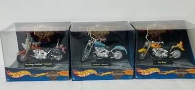 HOT WHEELS Harley Davidson Collection 1:18 Die Cast Motorcycle MATTEL 2001 NEW - Image 1 of 4