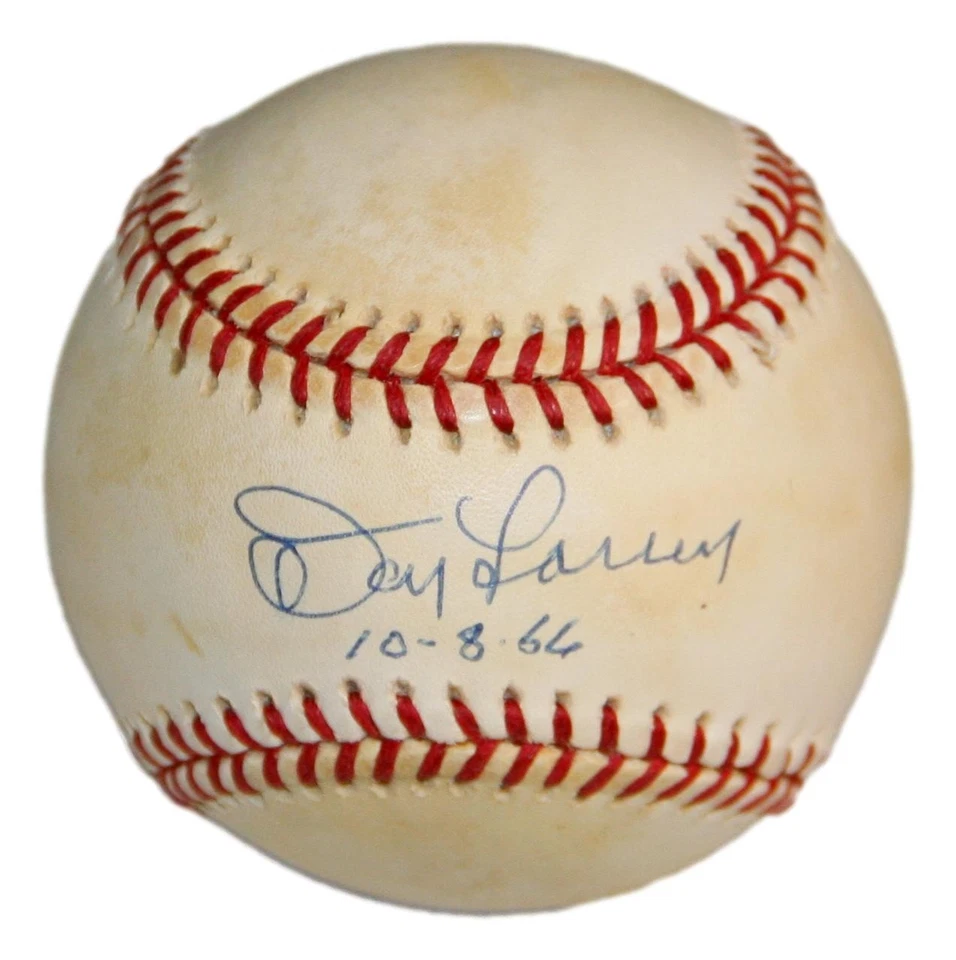 Don Larsen Autographed Official American League Baseball Yankees PSA/DNA - Image 1 of 3