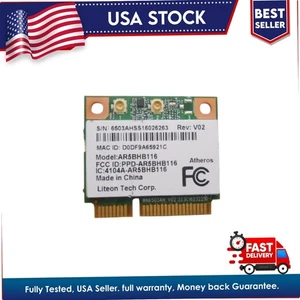 Atheros AR9382 AR5BHB116 300Mbps 802.11a/b/g/n WiFi Mini PCI-E Karta bezprzewodowa - Zdjęcie 1 z 6