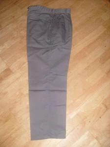 Pantalon homme gris bureau, travail, smart taille 32", jambe courte NEUF (RT20057) - Photo 1/4