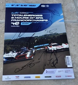 WEC 6 Hours Of Spa Francorchamps 2025 Programme Multi Signed Le Mans 24H W/COA - Picture 1 of 11