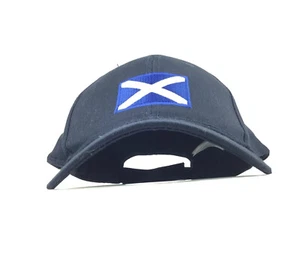 Scotland Flag Logo Baseball Cap Hat Adj. Mens Size Cotton - Picture 1 of 8
