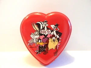 Looney Tunes Heart Shaped Valentines Day Container - Picture 1 of 9