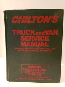 Manual de servicio para camionetas y camionetas Chilton's, 1982-1988 - Imagen 1 de 5