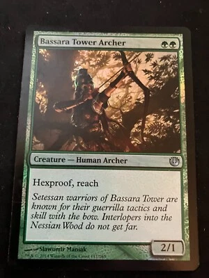 MTG [FOIL] Bassara Tower Archer {Journey into Nyx} - LP - Image 1 of 2