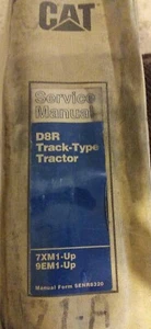 CAT CATERPILLAR D8R TYPE PISTE TRACTEUR MANUEL DE RÉPARATION S/N 7XM1-UP 9EM1-UP - Photo 1/7