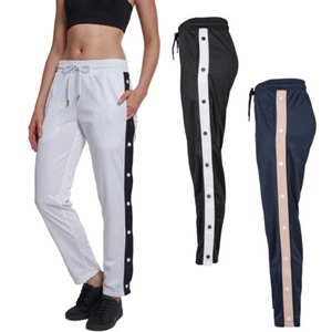 Urban Classics Ladies Button Up Track Pants Damen Sporthose Freizeithose Knöpfe  - Bild 1 von 37