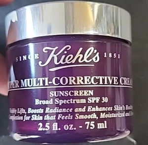 Kiehl's Super Multi Corrective Cream SPF 30 Anti-Aging Moisturizer New Sealed - Picture 1 of 2