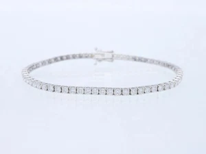 Top Preis Tennis Armband 4,55 Karat Brillanten 750 Gold 18 Karat HRD Zertifikat - Bild 1 von 6