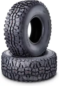 Set 2 of 24x9-10 24x9x10 ATV Tires Front Set for 05-16 Kawasaki Mule 610 4x4 - Picture 1 of 8