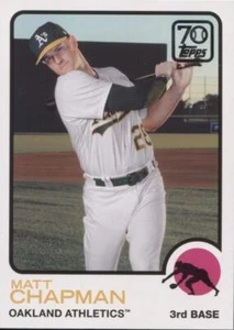 2021 Topps Update MATT CHAPMAN 70 Years of Topps Baseball - ATHLETICS - 70YT-23  - Picture 1 of 1