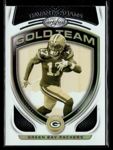Davante Adams - 2021 Panini Certified Gold Team #GT-15 Green Bay Packers - Picture 1 of 2