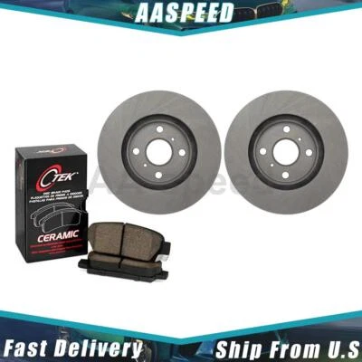 Pastilhas de freio dianteiro e rotores para Toyota MR2 Spyder 2005 2004 2003 2002 2001 2000 - Imagem 1 de 4