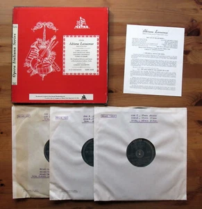 OLPC 1218 Cilea Adriana Lecouvreur Gavazzi Pace Simonetto 3xLP Cetra EXCELLENT - Bild 1 von 4