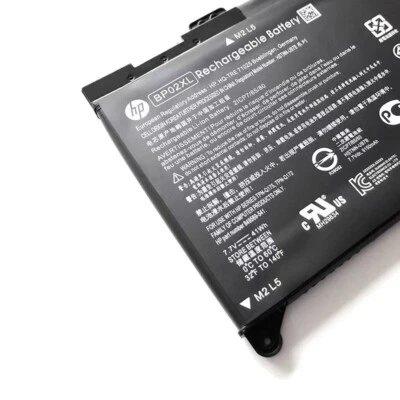 全新正品 BP02XL 电池 适用于惠普 Pavilion TPN-Q172 Q175 15-AU156TX 849569-421 — 第 1/4 张图片