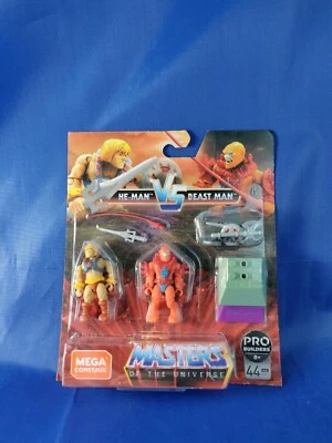 Masters of the Universe Mega Construx HE-MAN VS BEAST MAN MOTU He-Man toy - Image 1 of 2