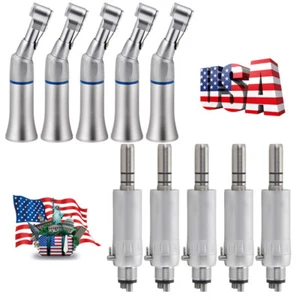 Dental Slow Low Speed Handpiece Latch Contra Angle & Air Motor 4 Hole E-Type - Picture 1 of 10