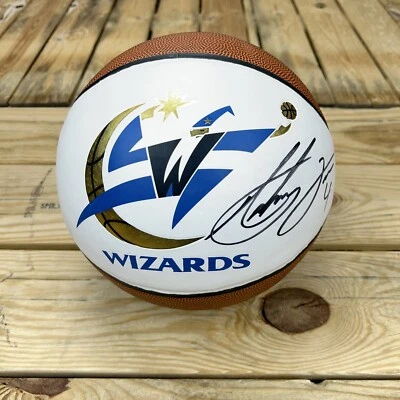 Antawn Jamison Signed Washington Wizards - Autographed NBA Replica Basketball - Image 1 of 3