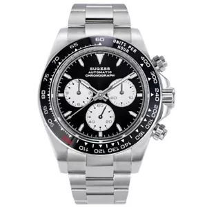 Orologio Uomo Sugess Chrono Racing 39mm Cronografo Automatico Panda S418-2.003.S - Foto 1 di 12