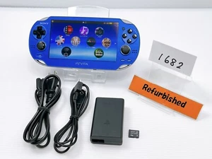 PS Vita PCH-1000 Sapphire Blue ricondizionata con scheda di memoria 4GB - Buone condizioni - Foto 1 di 23
