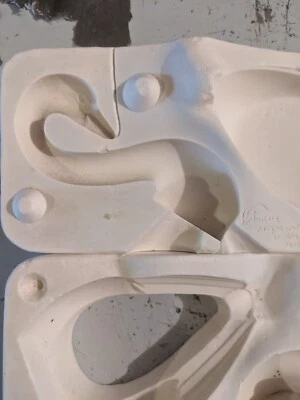 Swan Dish Vintage Ceramic Mold Slip Pour  - Image 1 of 4