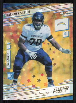 2021 Prestige Xtra Points Astral #255 Rashawn Slater - Image 1 of 2