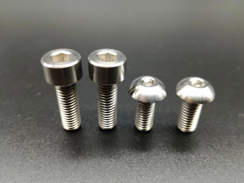 Perno Ti de titanio 4 piezas - XTR M970 palanca de abrazadera de palanca de cambios (M5x12mm-2, M5x16mm-2) Foto 1 de 1