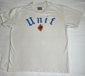 Vintage Single Stitch UNIF Religious Sacred Heart Cross t shirt Size Medium - Picture 1 of 7