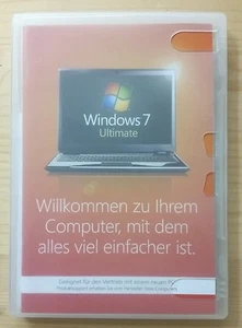 Microsoft Windows 7 Ultimate 32 bits System Builder versión completa alemán GLC-00705 - Imagen 1 de 2