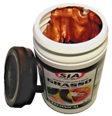 S.I.A. Grasso al rame per moto bici superfici in alluminio e lubrificazione di armi