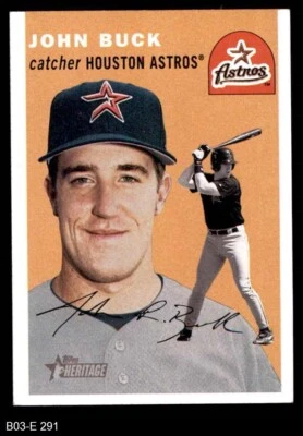 2003 Topps Heritage #291 John Buck Astros 8 - NM/MT - Image 1 of 2
