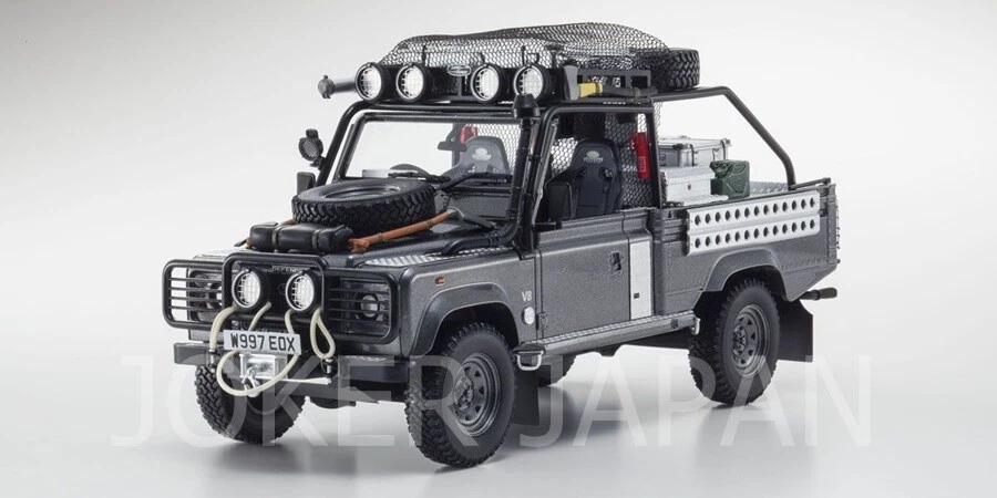 Kyosho Land Rover Defender Movie Edition Tomb Raider Lara Croft Model Car 1 18