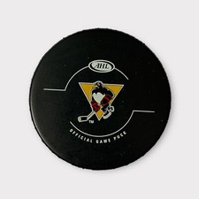 Pro Stock Game Issued AHL Wilkes-Barre/Scranton Penguins Official Hockey Puck