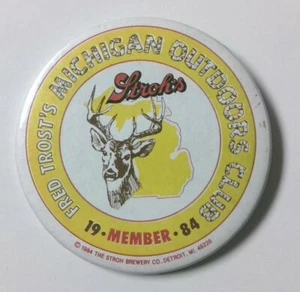 1984 Fred Trost's Sportsman American Outdoors Club Pinback Button - Bild 1 von 1