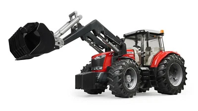 Bruder 03047 - Massey Ferguson 7624 Tractor with Frontloader - Scale 1:16 - Image 1 of 4