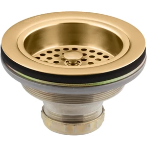 Kohler K-8799-2MB Duostrainer kitchen sink Basket Strainer, Brushed Modern Brass - Picture 1 of 1