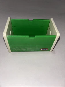 Vintage Little Tikes Puppenhaus Größe grün 3,5" Mini Spielzeugkiste Truhe OHNE DECKEL/TOP 80er - Bild 1 von 6