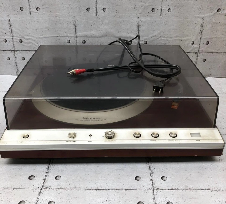 Denon DP-40F Direct Drive Automatic Turntable Vintage Japan Tested Working - Image 1 of 4