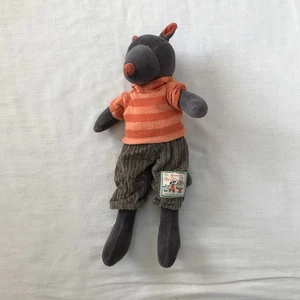 Moulin Roty Igor kleiner Wolf Plüsch Stoff Puppe Tier Lovey - Bild 1 von 10