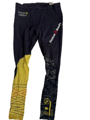 REEBOK Crossfit Gym Tights Running Trousers Compression Pants Mens Sz XL zr 893 - Bild 1 von 4
